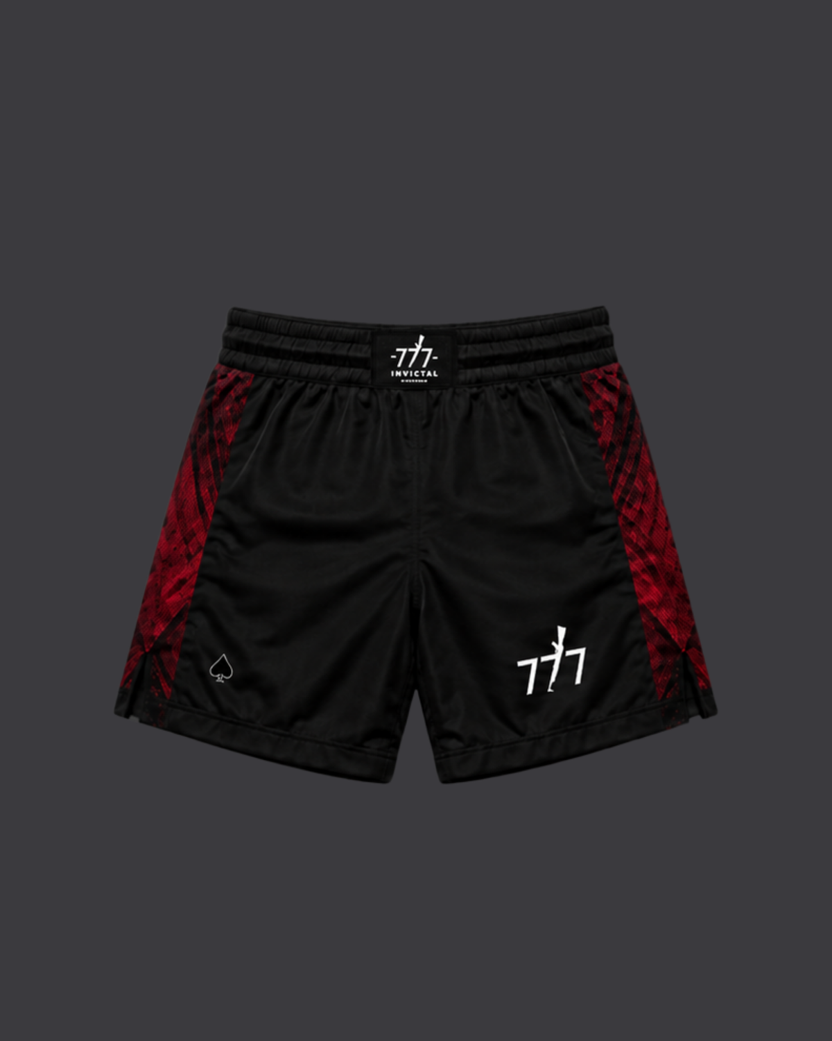 REDLINE MMA SHORTS 777-2 777 | INVICTAL