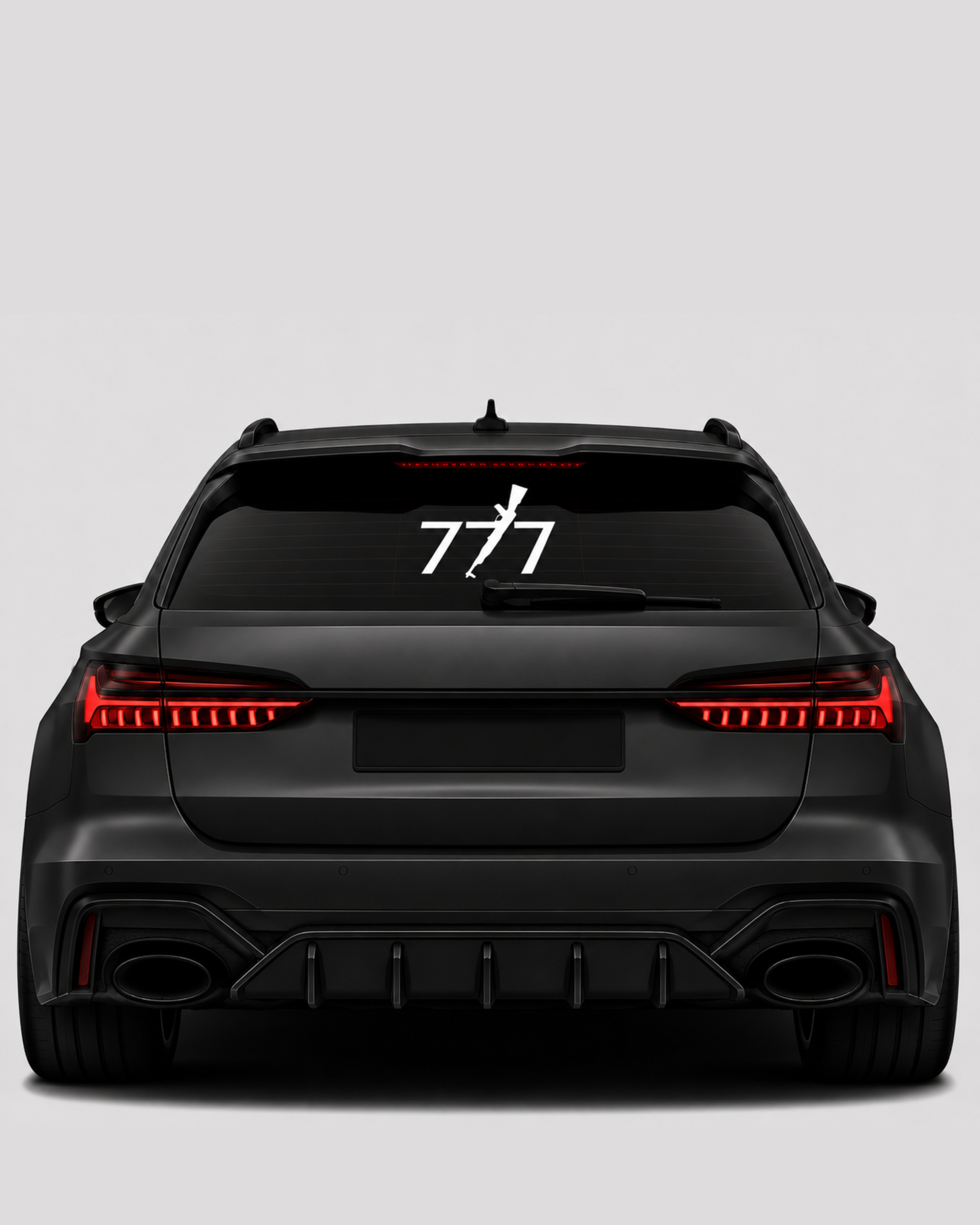 777 Rear Window Sticker